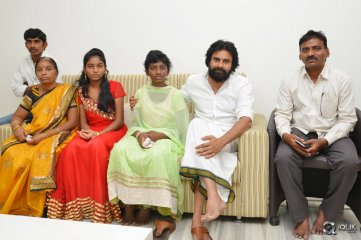 Srija and Family Meets Pawan Kalyan